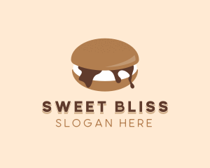 Tiramisu Biscuit Dessert logo design