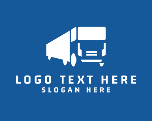 Van - Truck Vehicle Transportation logo design