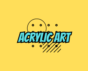 Playful Pop Art Comics logo design