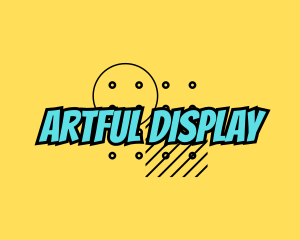 Playful Pop Art Comics logo design