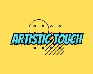 Playful Pop Art Comics logo design