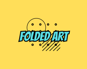 Playful Pop Art Comics logo design