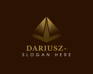 Investement - Consultant Luxury Pyramid logo design