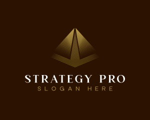 Consultant Luxury Pyramid logo design