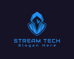 Streamer - Hoodie Game Streamer logo design