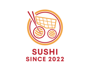 Japanese Sushi Cart logo design