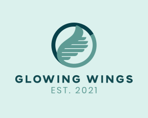 Modern Wing  Ring  logo design