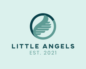 Modern Wing  Ring  logo design