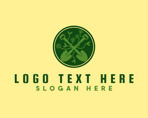 Landscaping - Landscaping Gardening Shovel logo design