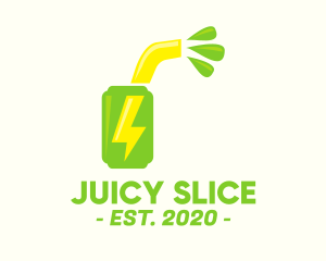 Juicy Energy Drink logo design