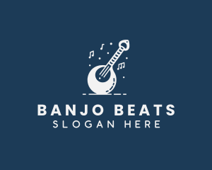 Banjo - Traditional Cultural Instrument logo design