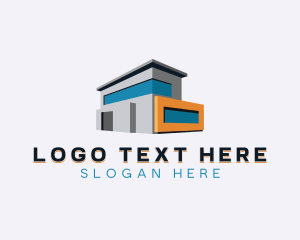 Logistic Hub - Architect House Real Estate logo design