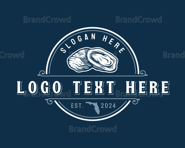 Florida Seafood Oyster Logo