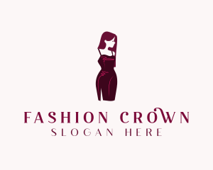 Fashion Woman Dress logo design