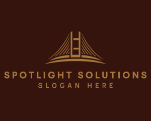 Gold Bridge Infrastructure logo design