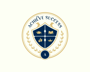 University School Academy logo design