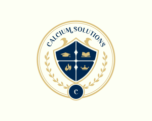 University School Academy logo design