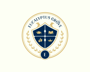 University School Academy logo design