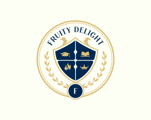 University School Academy logo design