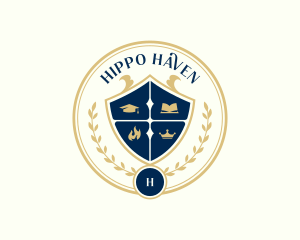 University School Academy logo design