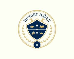 University School Academy logo design