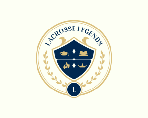 University School Academy logo design