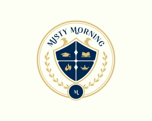 University School Academy logo design