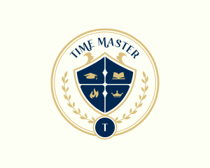 University School Academy logo design