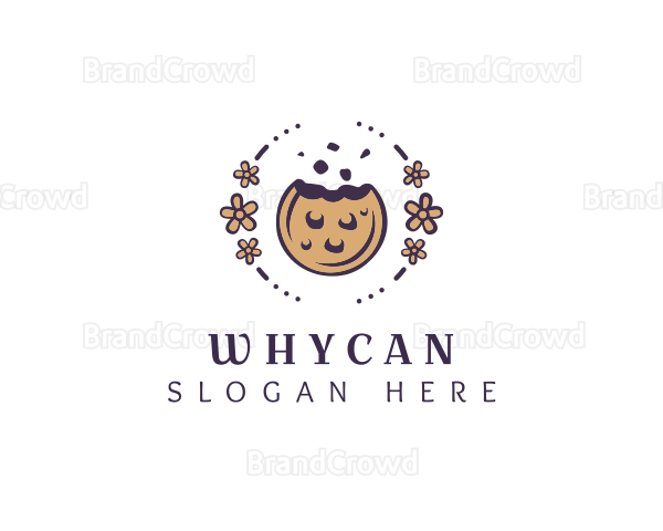 Floral Cookie Cafe Logo