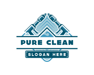 Sanitize - Pressure Washer Sanitation logo design