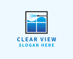 Window Cleaning Washer logo design