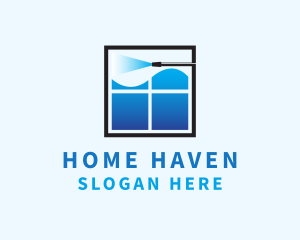 Household - Window Cleaning Washer logo design