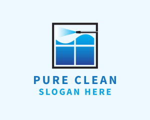 Window Cleaning Washer logo design