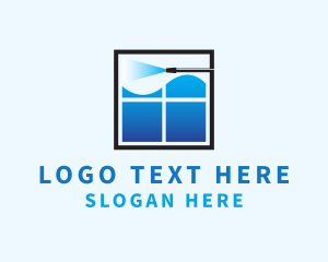 Window - Window Cleaning Washer logo design