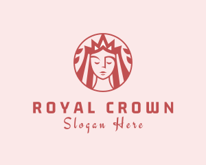 Coronation - Beautiful Queen Royalty logo design