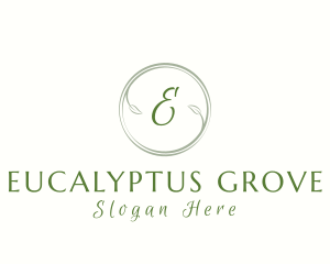 Natural Ornamental Leaf logo design