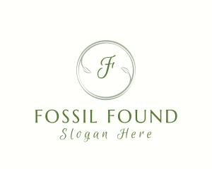 Natural Ornamental Leaf logo design