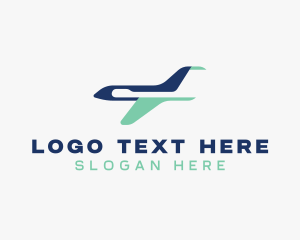 Shipping - Plane Aviation Airline logo design