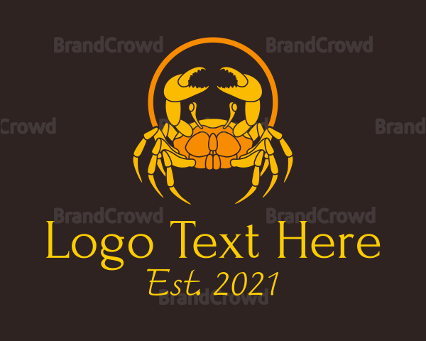 Golden King Crab Logo