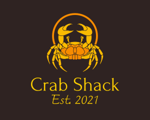 Golden King Crab  logo design