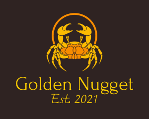 Golden King Crab  logo design