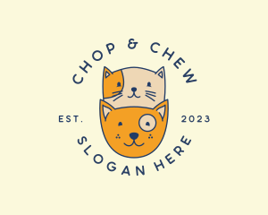 Cat Dog Pet Clinic Logo