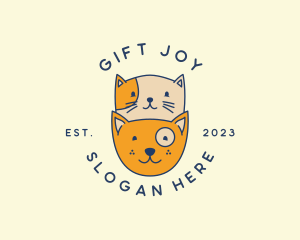 Cat Dog Pet Clinic logo design