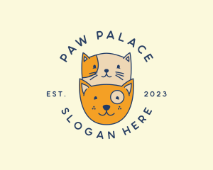 Pet - Cat Dog Pet Clinic logo design