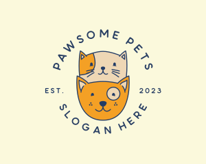 Pet - Cat Dog Pet Clinic logo design