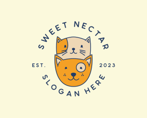 Cat Dog Pet Clinic logo design