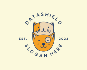 Cat Dog Pet Clinic logo design