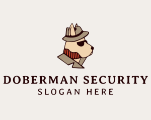 Mysterious Detective Dog  logo design