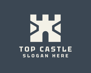 Castle Fort Entrance logo design