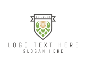 Winery - Organic Malt Crest logo design